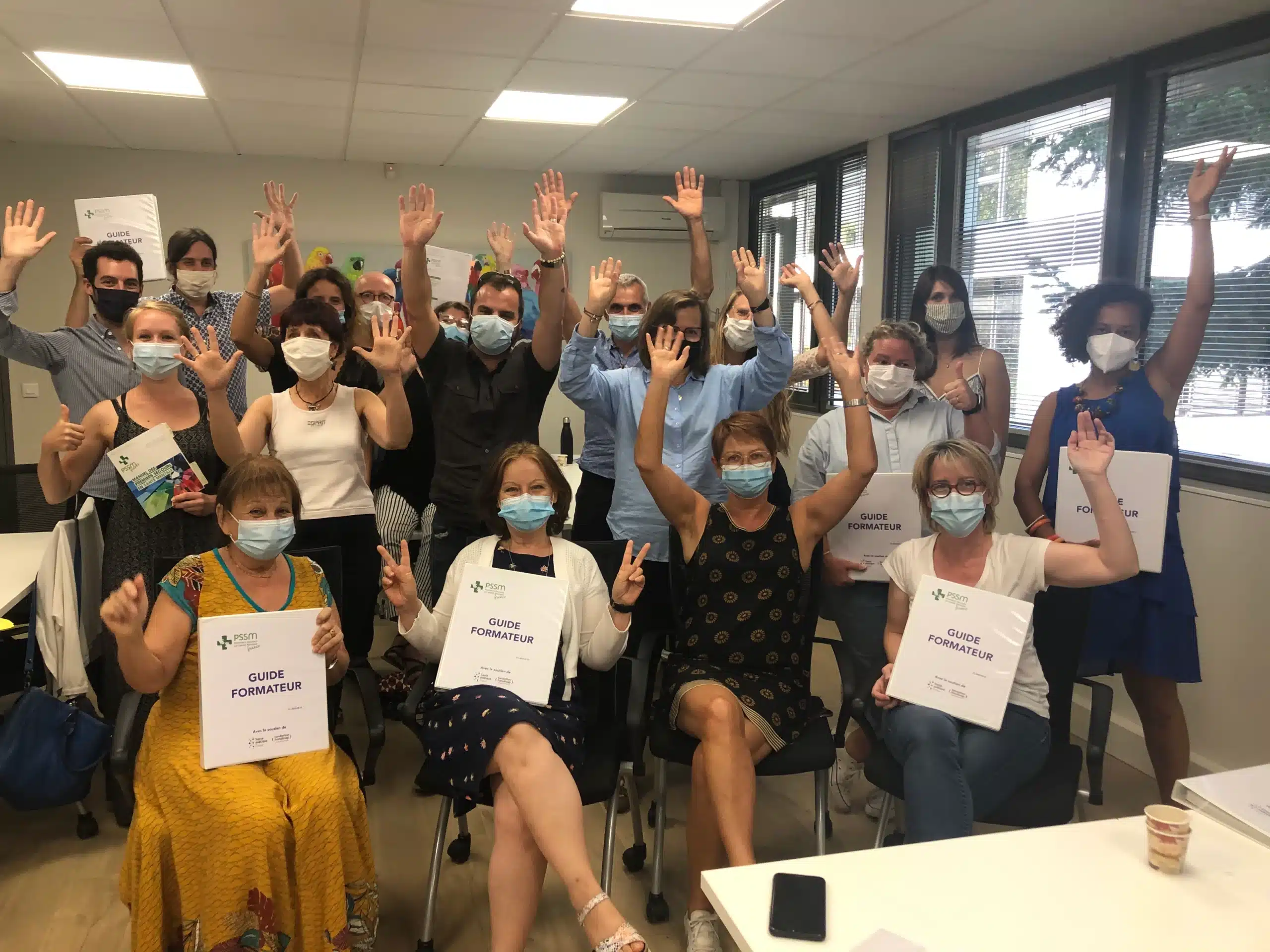Nouveaux formateurs PSSM France en septembre 2020