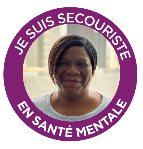 Badge de secouriste - Annie Gnakpor - infirmière en santé au travail au sein de Manpower Group